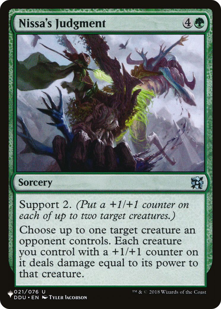 Le Verdict de Nissa [The List]
