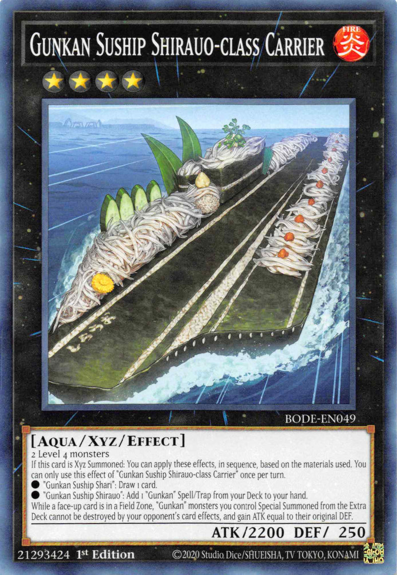 Porte-Avions de Classe Shirauo Gunkan Suship [BODE-FR049] Commune
