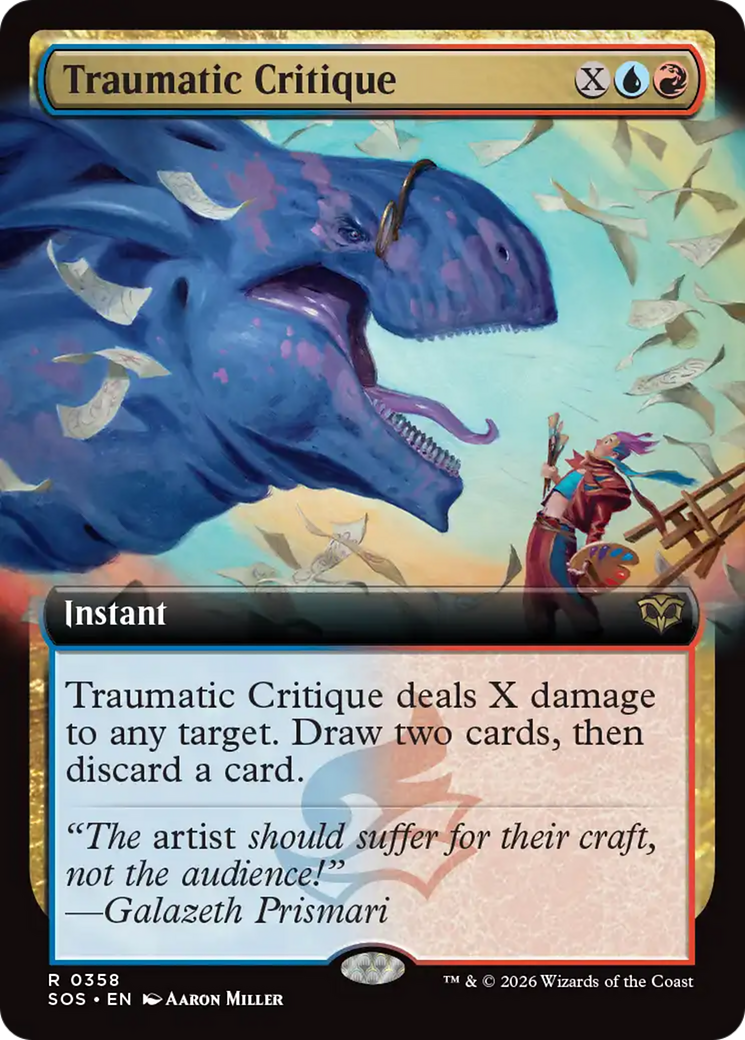 Critique traumatisante (Extended Art) [Secrets de Strixhaven]