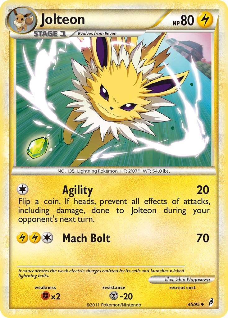 Voltali (45/95) [HeartGold & SoulSilver: Appel des Légendes]