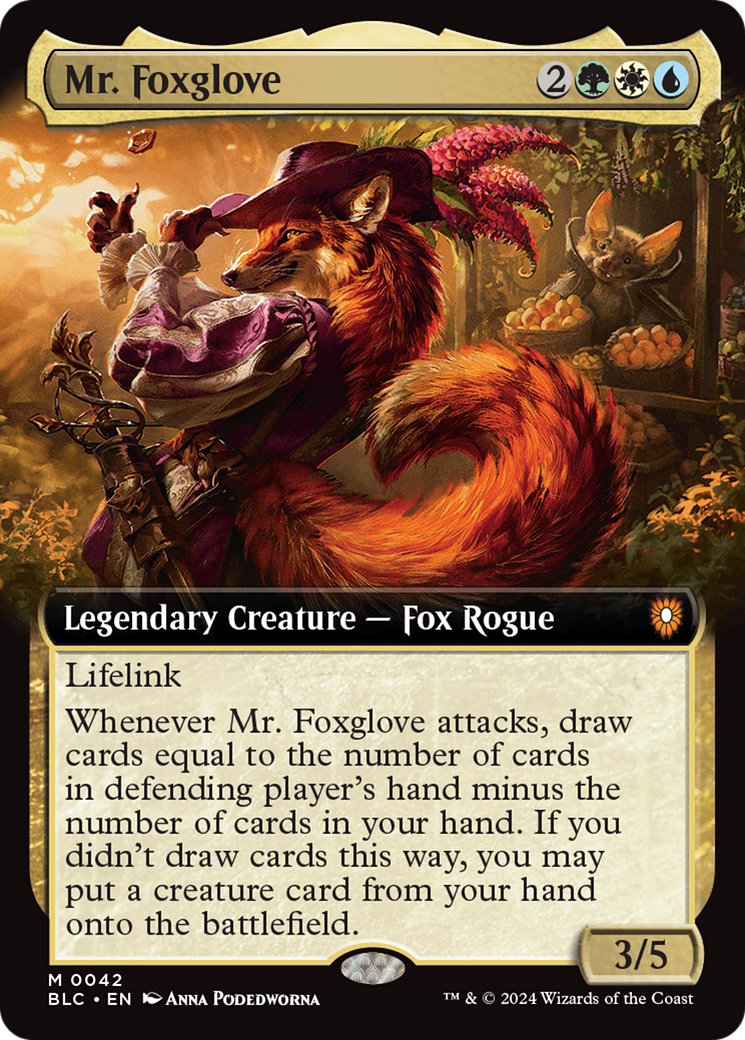 M. Renardière (Illustration étendue) [Commander Bloomburrow]