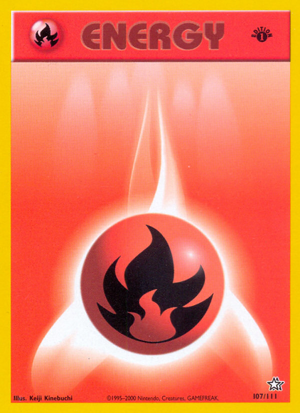 Energía Fuego (107/111) [Neo Genesis 1ª Edición]