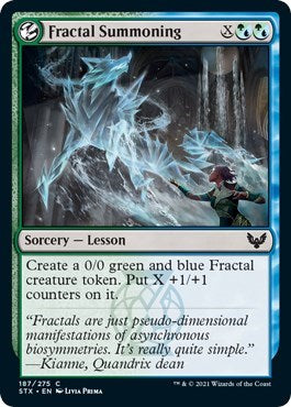 Invocation fractale [Strixhaven : l'académie des mages]