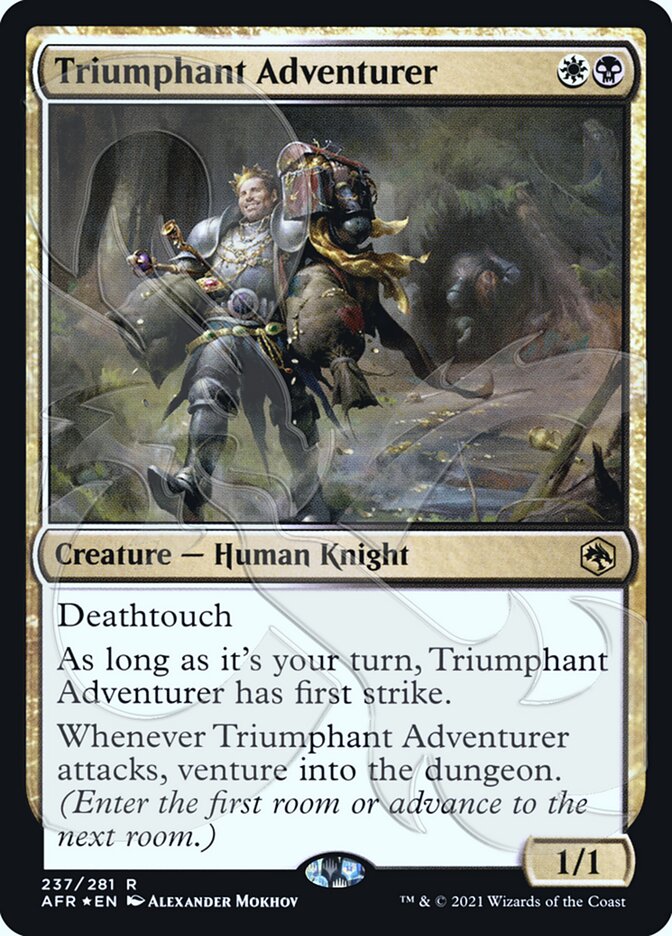 Aventurier triomphant (Ampersand Promo) [Donjons & Dragons : Aventures dans les Royaumes Oubliés promos]