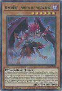 Blackwing - Simoon el Viento Envenenado (Verde) [LDS2-EN040] Ultra Rara