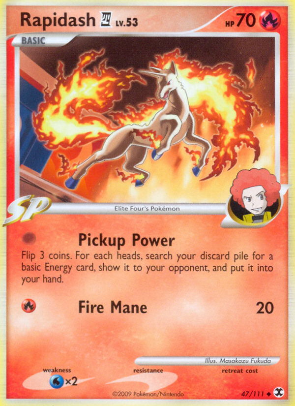 Rapidash (47/111) [Platino: Duelos Crecientes]