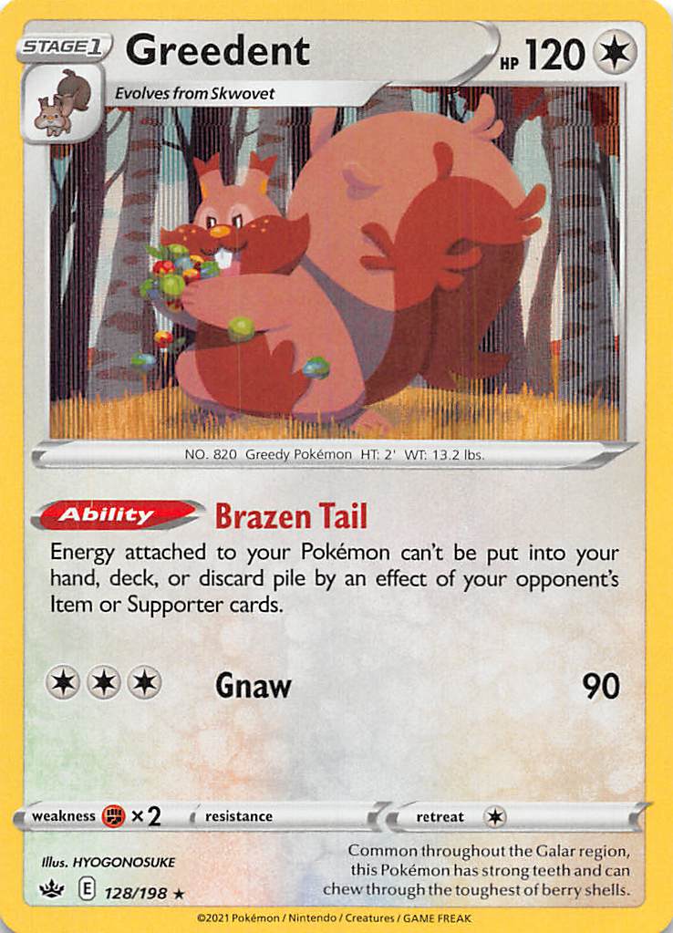 Greedent (128/198) [Espada y Escudo: Reinado Helado]
