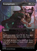 Exsanguiation (Illustration alternative sans bordure) [Commander Masters]