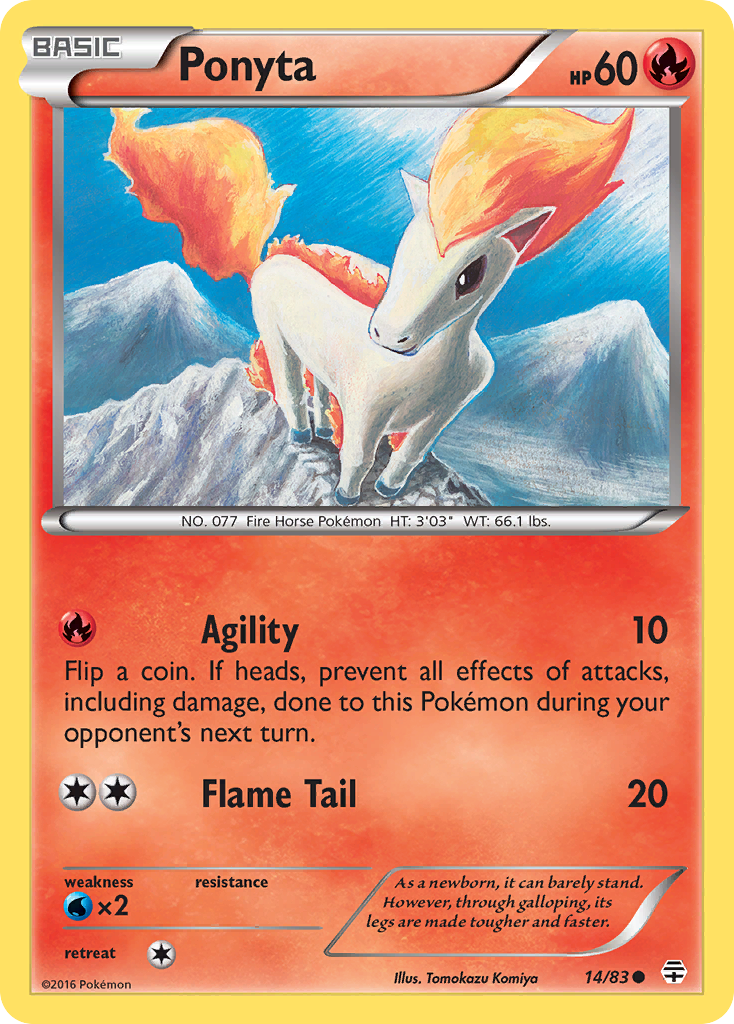 Ponyta (14/83) [XY: Générations]