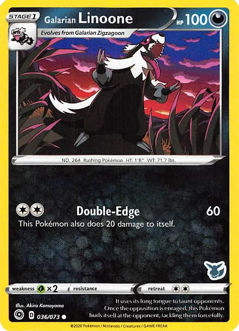Linoone de Galar (036/073) (Baraja Eevee) [Battle Academy 2022]