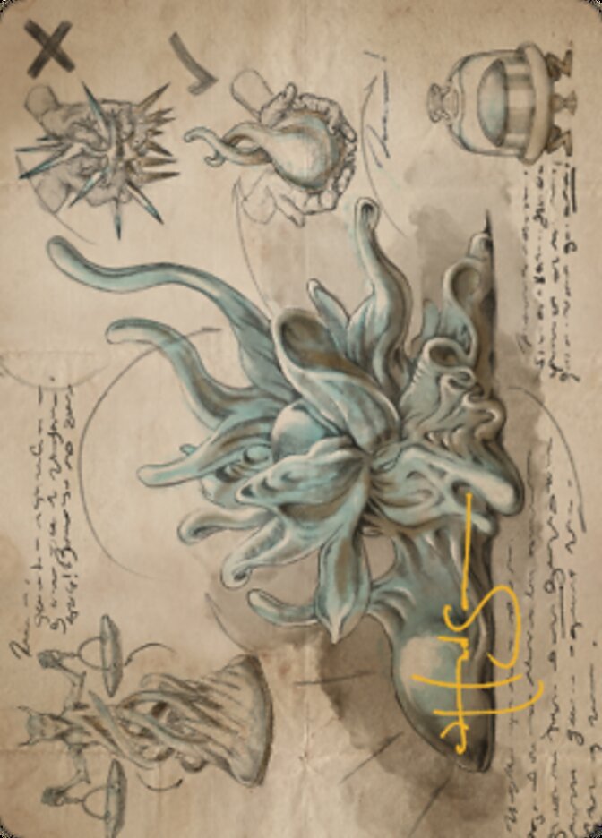 Carte d'art Acier sculpté (Signature estampée or) [Série d'art La Guerre des frères]