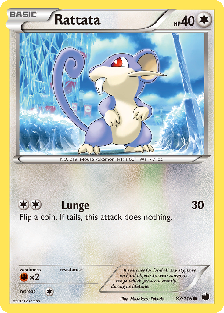 Rattata (87/116) [Noir & Blanc : Glaciation Plasma]