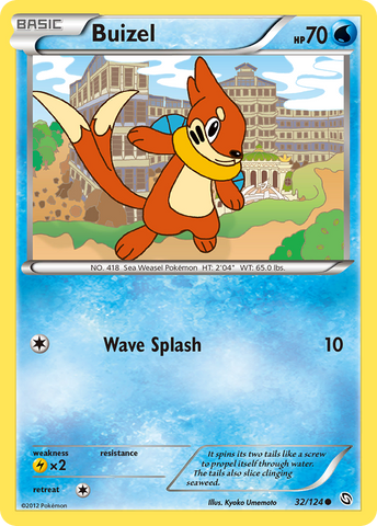 Buizel (32/124) [Noir & Blanc : Dragons Exaltés]