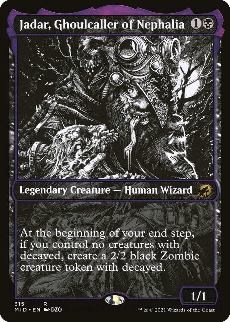 Jadar, nécromancien de Nephalia (Vitrine Nuit éternelle) [Innistrad: Chasse de minuit]