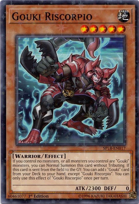 Gouki Escorpio [SP18-EN017] Rara Starfoil