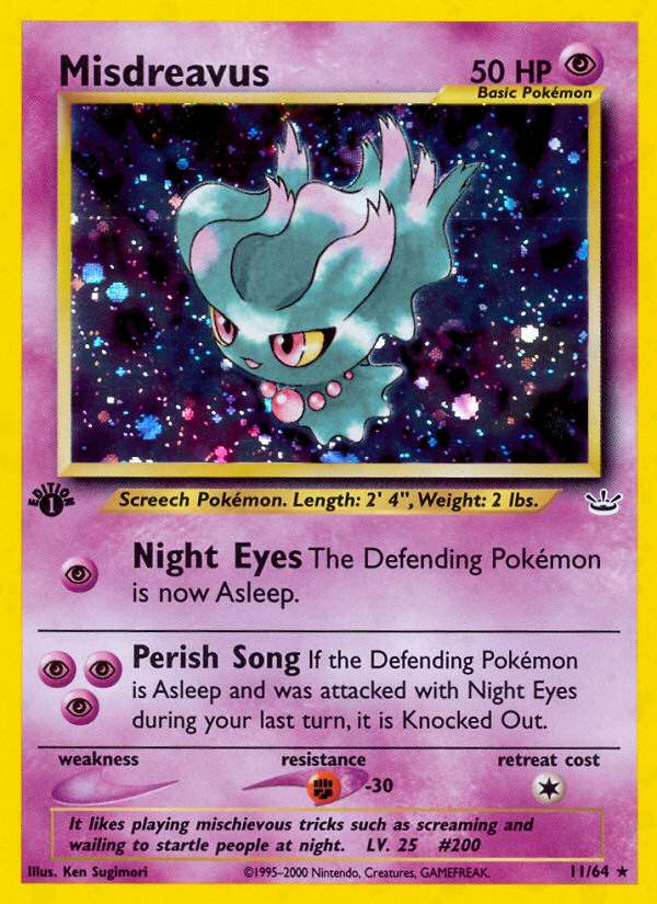 Misdreavus (11/64) [Neo Revelation 1re édition]