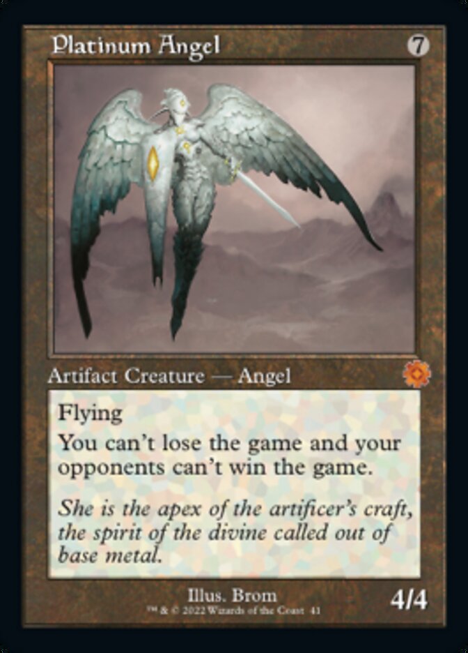 Ángel de platino (Retro) [Artefactos retro de La Guerra de los Hermanos]
