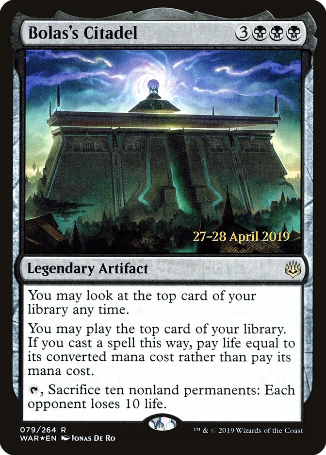 Citadelle de Bolas [Cartes promos d'avant-première La Guerre des Planeswalkers]