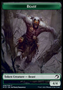 Zombie (005) // Bête (008) Jeton recto-verso [Innistrad : Chasse de minuit jetons]
