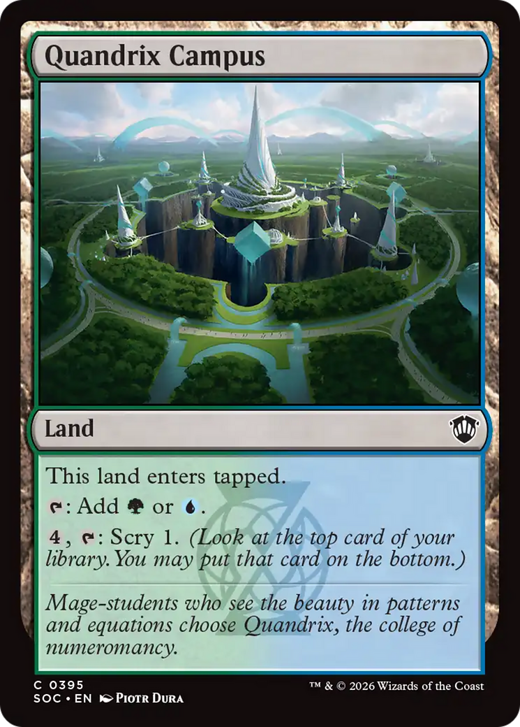 Campus de Quandrix [Commander: Secretos de Strixhaven]