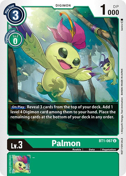 Palmon [BT1-067] (Paquete de Torneo Oficial Vol.3) [Promociones del Booster Especial de Lanzamiento]