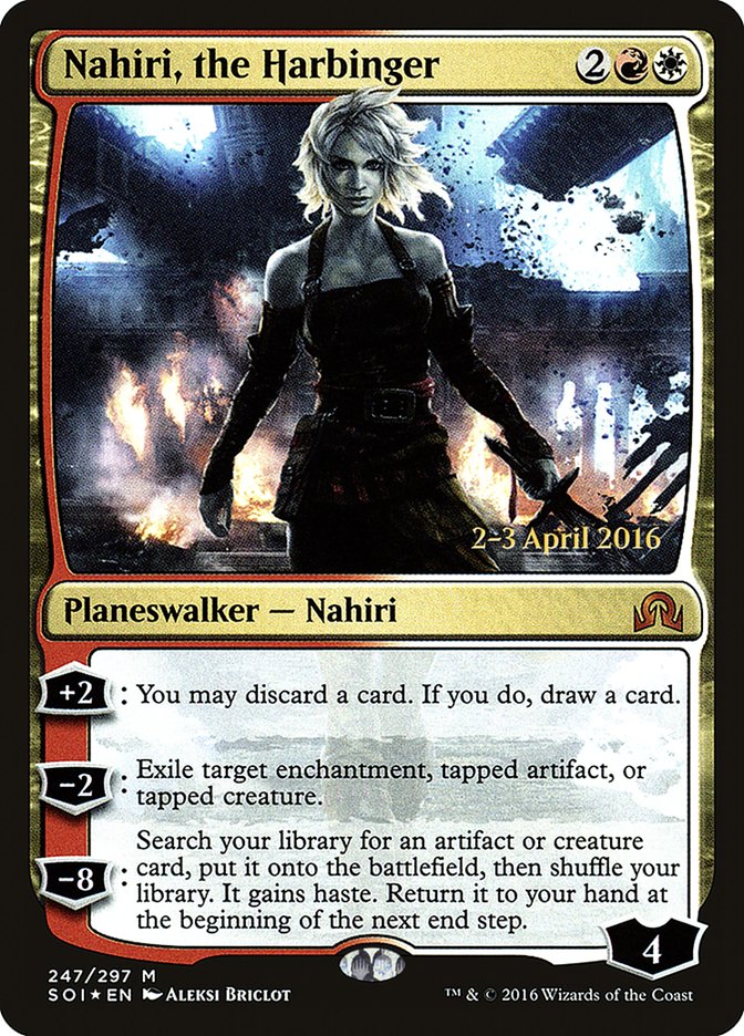Nahiri, l'Héraut [Cartes promos d'avant-première Les Ténèbres sur Innistrad]
