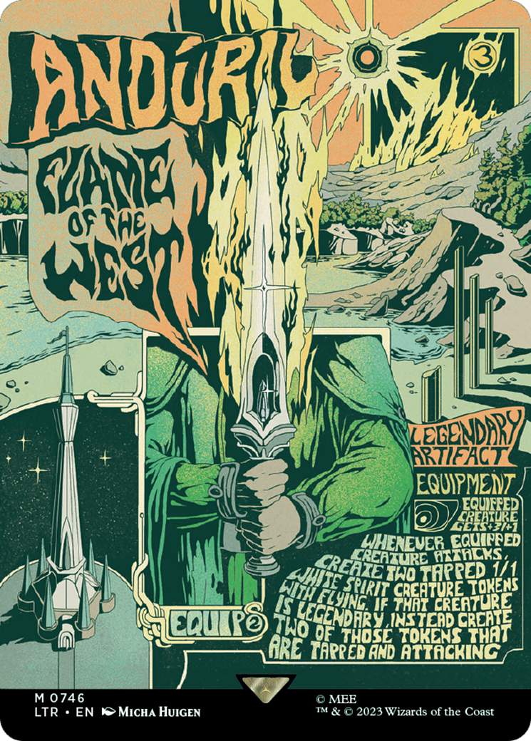 Andúril, Flamme de l'Ouest (Poster sans bordure) [Le Seigneur des Anneaux : Contes de la Terre du Milieu]