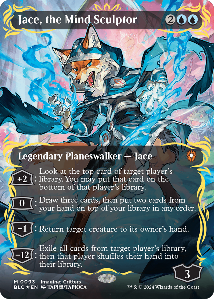 Jace, le sculpteur de l'esprit (Sans bordures) (Foil texturé) [Bloomburrow Commander]