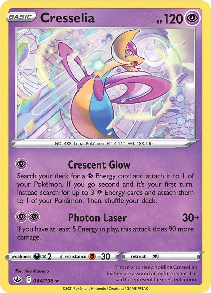 Cresselia (064/198) (Exclusiva de Baraja Temática) [Espada y Escudo: Reinado Gélido]