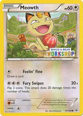 Miaouss (67/108) (Exclusivité Build-A-Bear Workshop) [XY : Cieux Rugissants]