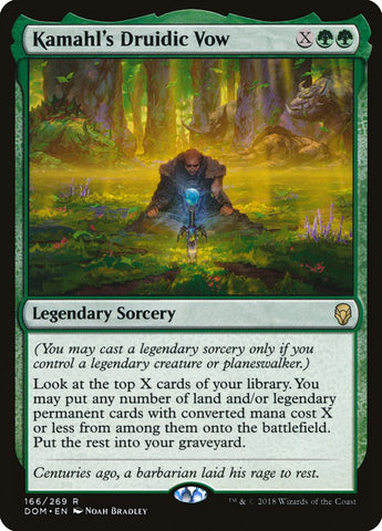 Le Vœu druidique de Kamahl [Dominaria]