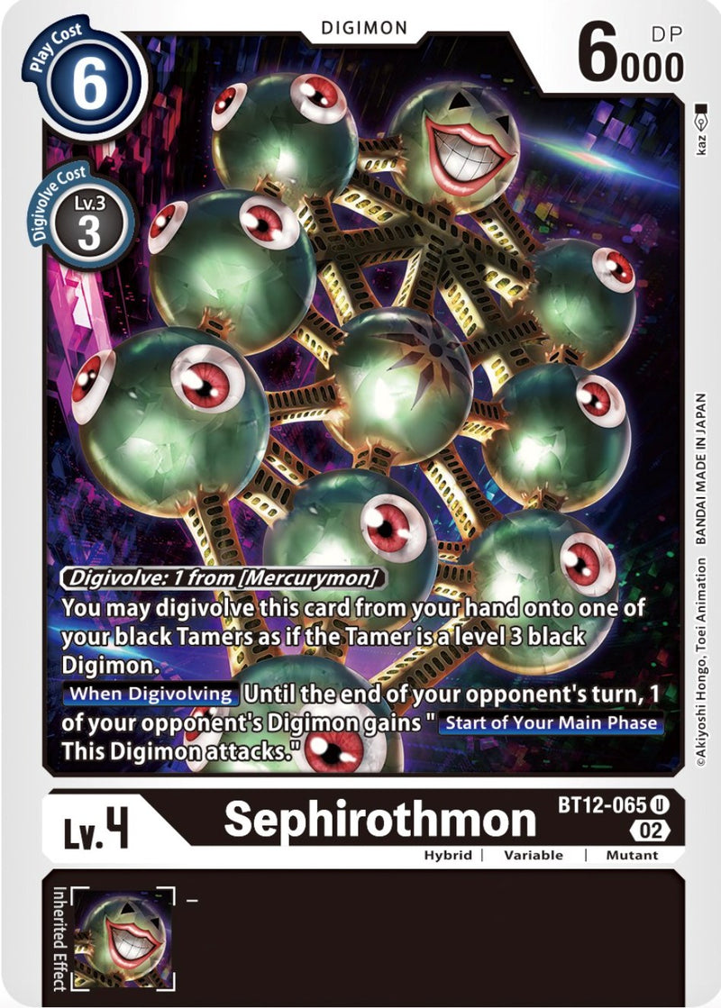 Sephirothmon [BT12-065] [A Través del Tiempo]