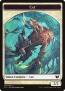 Jeton d'esprit (023) // Jeton de chat double face [Jetons Commander 2015]
