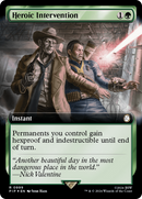 Intervention héroïque (Extended Art) (Surge Foil) [Fallout]