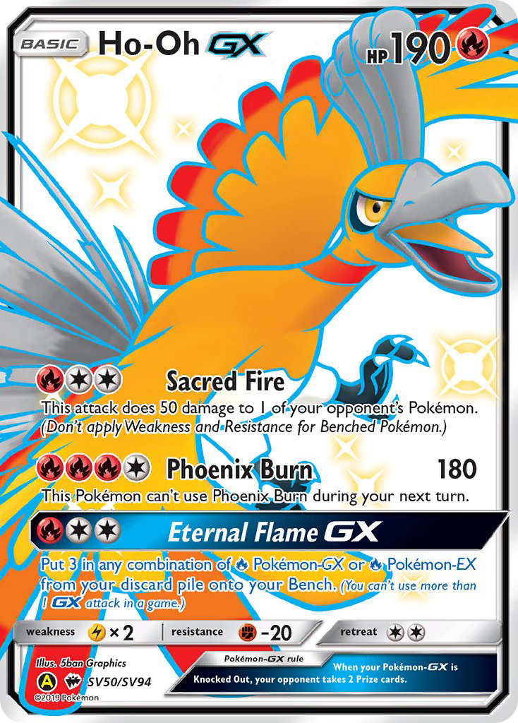 Ho-Oh GX (SV50/SV94) [Soleil et Lune : Destinées Occultes - Coffre des Brillants]