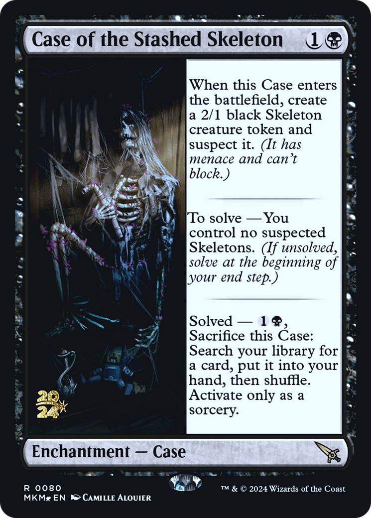 El caso del esqueleto escondido [Promos de prerelease de Murders at Karlov Manor]