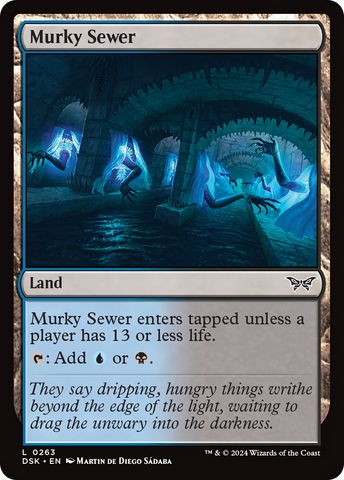 Alcantarilla turbia [Luto del Alba: Mansión del Horror]