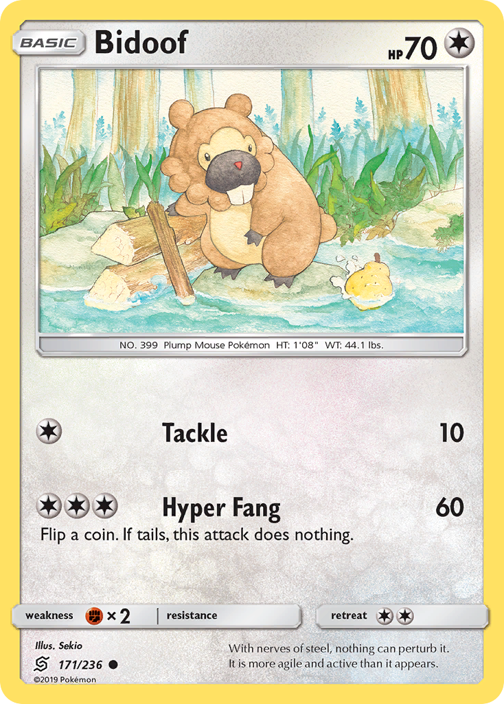 Bidoof (171/236) [Soleil et Lune : Destinées Futures]