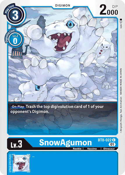 SnowAgumon [BT8-022] [Nuevo Despertar]