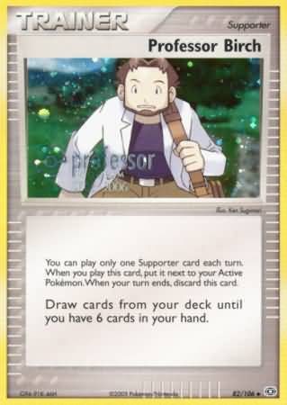 Professeur Orme (82/106) (2006) [Professeur Promo Pokémon]