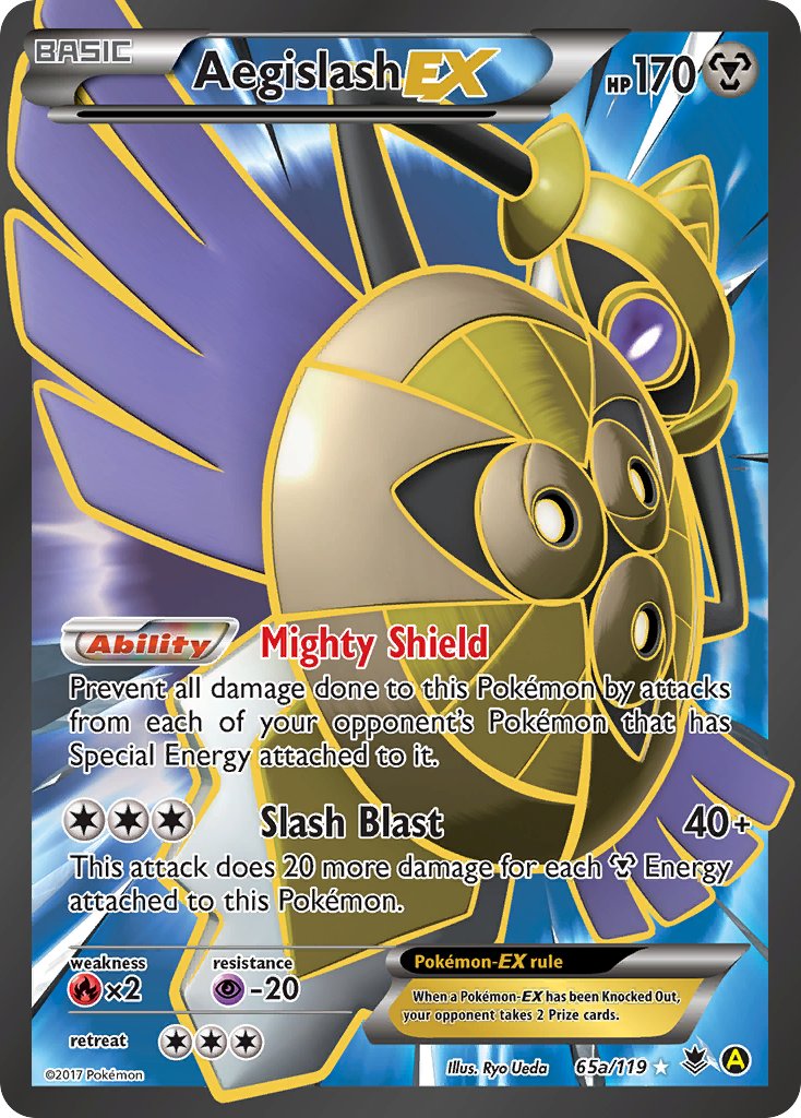 Aegislash EX (65a/119) [Cartes Promo alternatives]