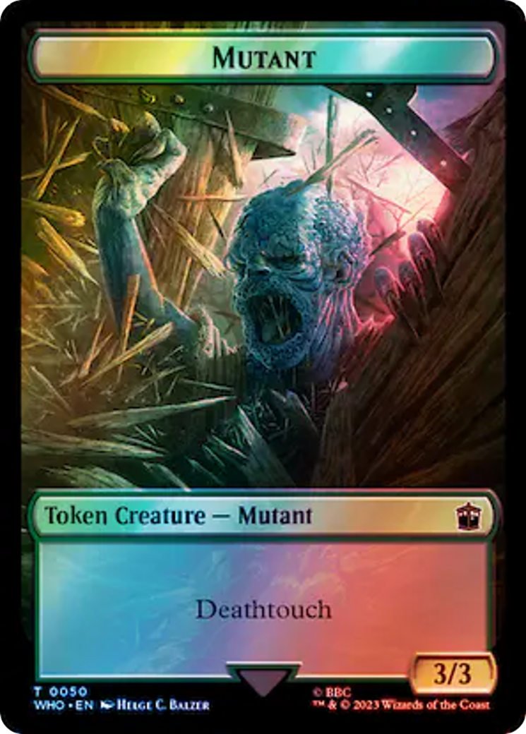 Ange Alien // Jeton Mutagène double-face (Surge Foil) [Jetons Doctor Who]