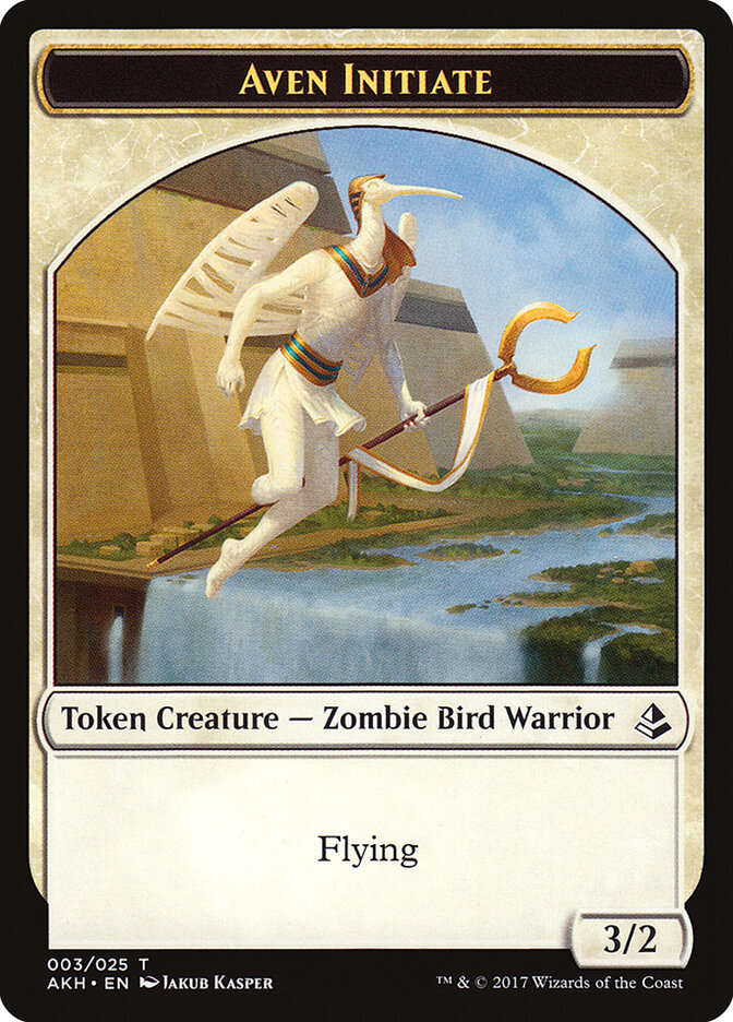 Disciple de l'Aven // Serpent Jeton recto-verso [Jetons Amonkhet]