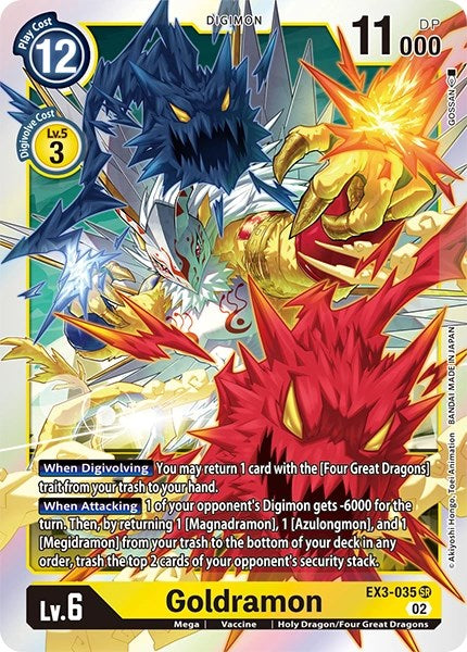 Goldramon [EX3-035] [Cartas del Paquete de Revisión]