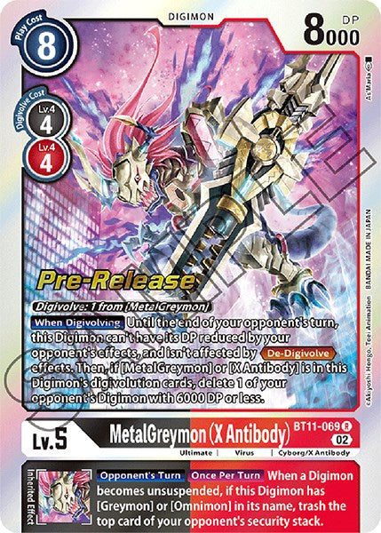 MetalGreymon (X Antibody) [BT11-069] [Promos de prerelease de Fase dimensional]