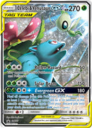 Celebi y Venusaur GX (SM167) [Sol y Luna: Black Star Promos]