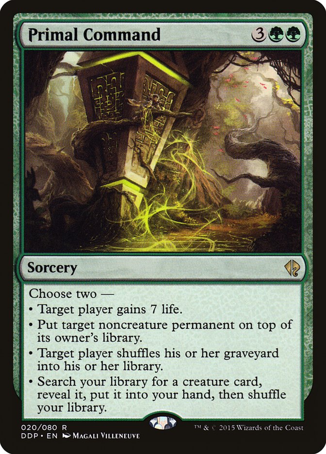 Commandement primordial [Duels de Planeswalkers: Zendikar contre Eldrazi]