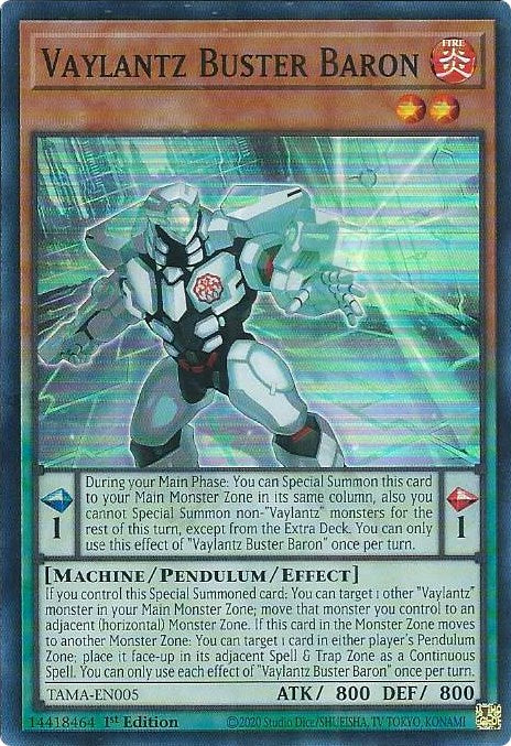 Vaylantz Baron Pilonneur [TAMA-FR005] Super Rare