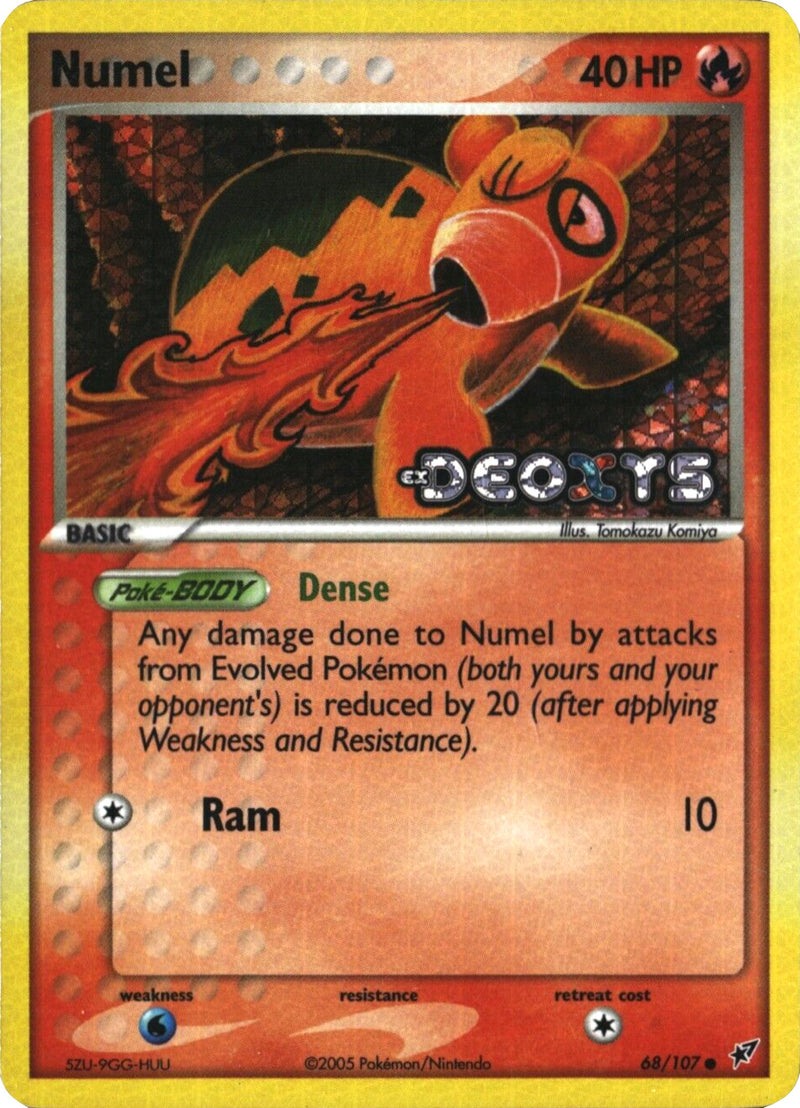 Numel (68/107) (Estampillé) [EX : Deoxys]
