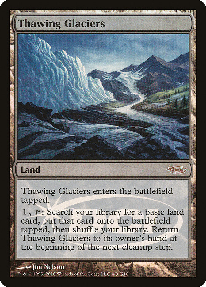 Fonte des glaciers [Cartes de juge 2010]